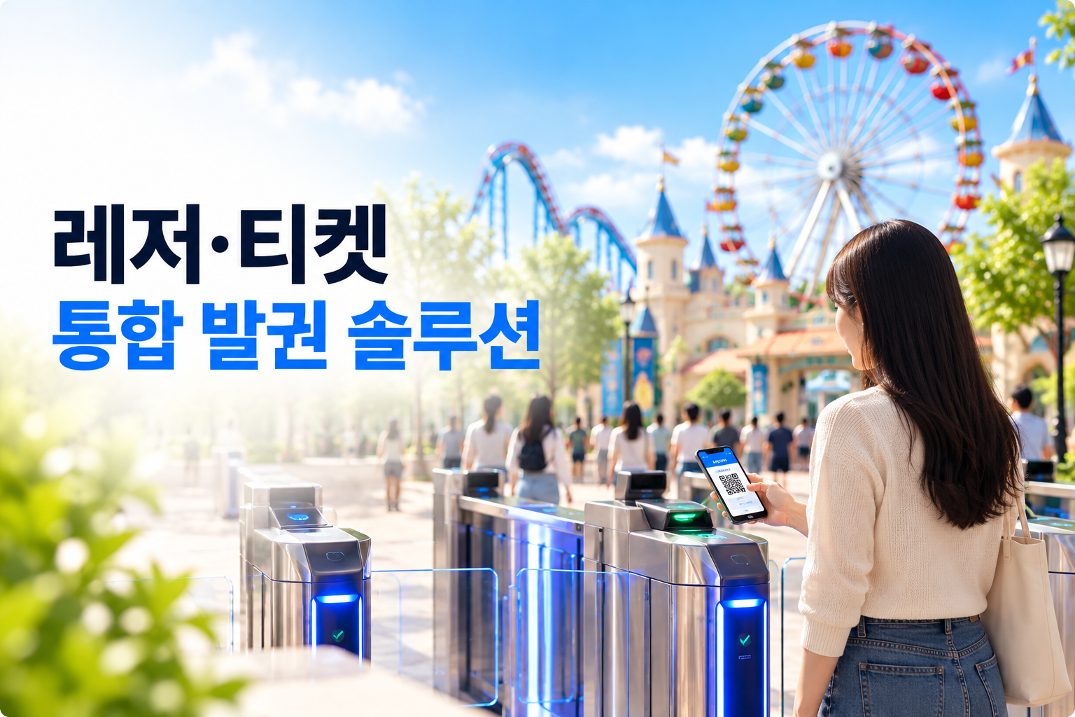 티켓 발권 시스템 이미지